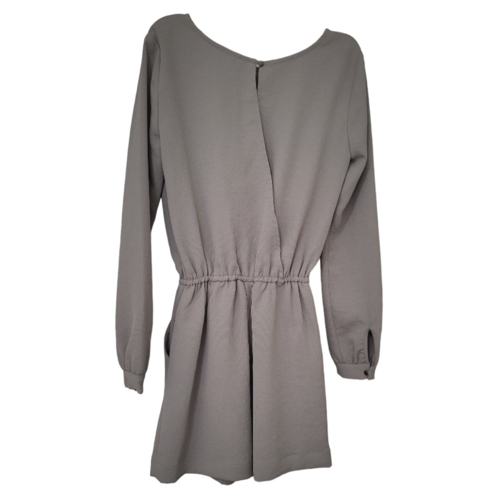 Aritzia Wilfred Grignard long-sleeved gray Romper size XS